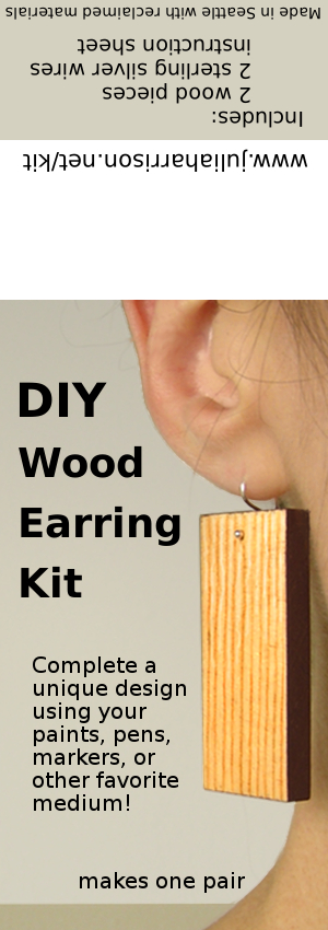 DIY Earring Kit Wooden Earrings Make Your Own Earrings Earring Pieces  Wooden Earring Kit Wooden Earring Blanks Australian Made 